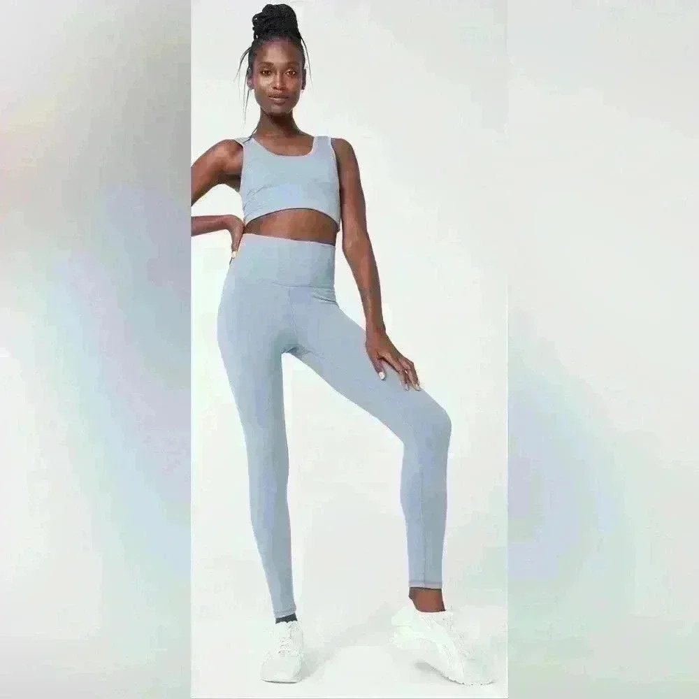 Terez TLC Leggings - Dove Gray - Butter Soft - Size S